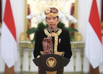 Presiden Jokowi membuka Pesta Kesenian Bali ke-43, secara virtual, Sabtu (12/06/2021)