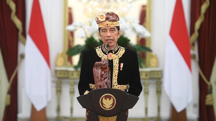Presiden Jokowi membuka Pesta Kesenian Bali ke-43, secara virtual, Sabtu (12/06/2021)