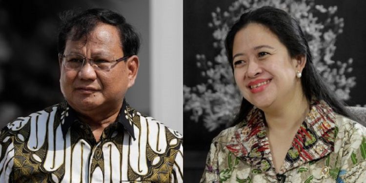 Prabowo Subianto dan Puan Maharani/Net