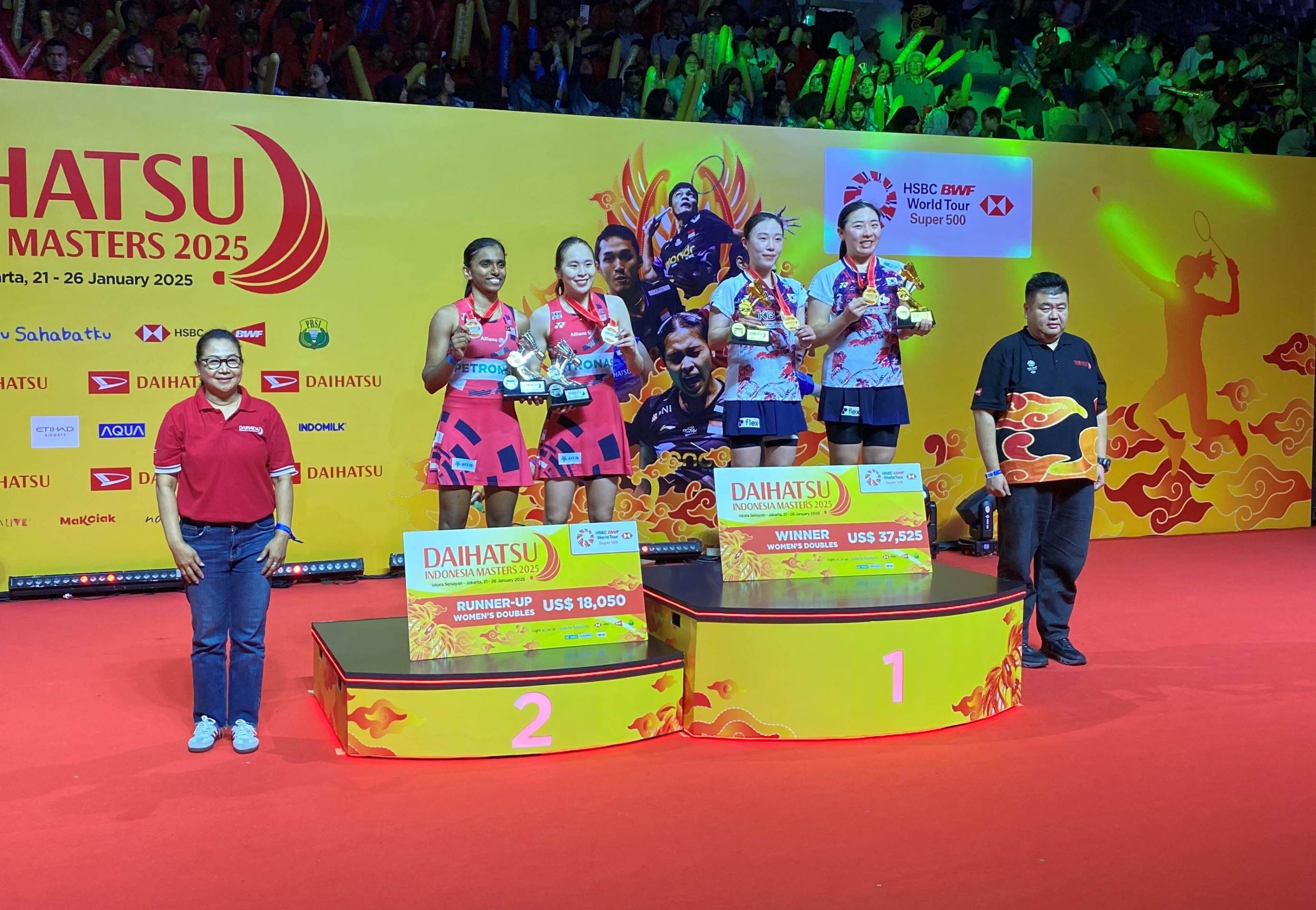 Pemenang Daihatsu Indonesia Masters 2025 Kategori Ganda Putri, Kim Hye Jeong Dan Kong Hee Yong