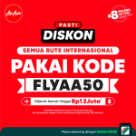 AllReleaseid – Indonesia AirAsia Hadirkan Promo Spesial “FLYAA50”, Diskon Tiket Pesawat untuk Seluruh Rute Internasional dan Tambahan Diskon Bagasi