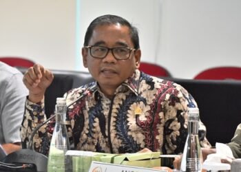 Ahmad Fauzi dalam agenda Kunjungan Kerja Spesifik Komisi V DPR ke Kantor Jalan Tol PT Marga Trans Nusa (MTN) di Kota Tangerang Selatan