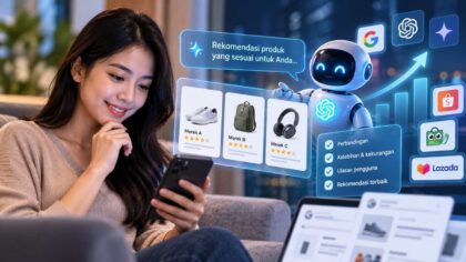 AI dalam marketing mengubah cara konsumen menemukan dan membandingkan merek melalui kecerdasan buatan.