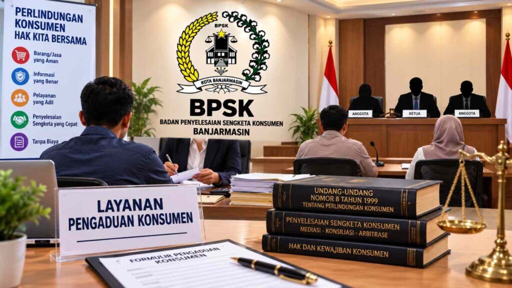 Ilustrasi BPSK Banjarmasin melayani pengaduan masyarakat dan menyelenggarakan persidangan penyelesaian sengketa konsumen di Kalimantan Selatan.