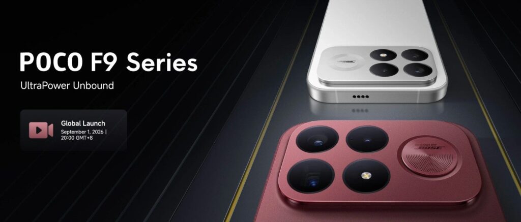 Poco F9 Pro dan Poco F9 Ultra yang dijadwalkan meluncur di Indonesia pada 5 Oktober 2026