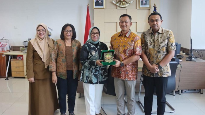 Wakil Bupati Blora Sri Setyorini saat koordinasi dengan BNPB di Jakarta